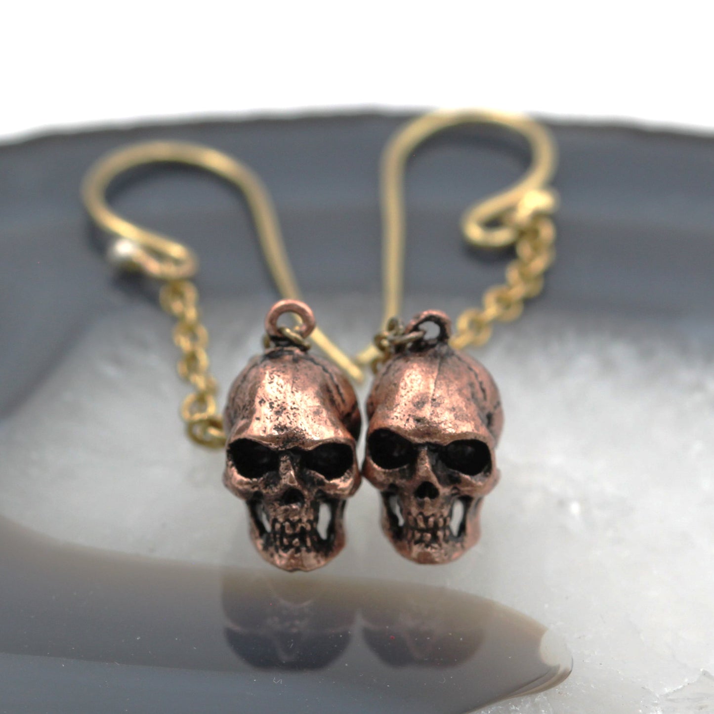 Single Skull Earrings