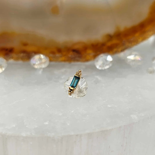 14k Gold Adena Threadless End