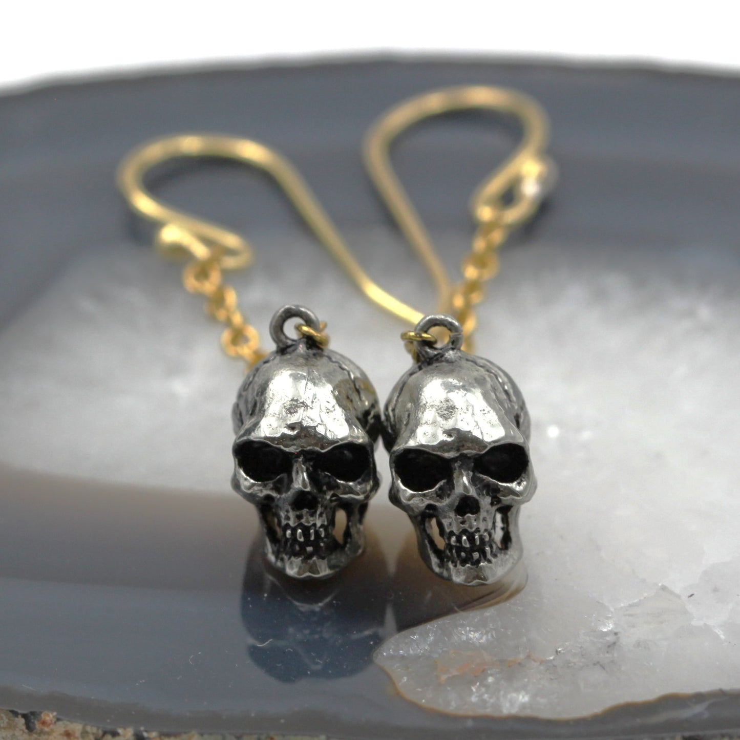 Single Skull Earrings