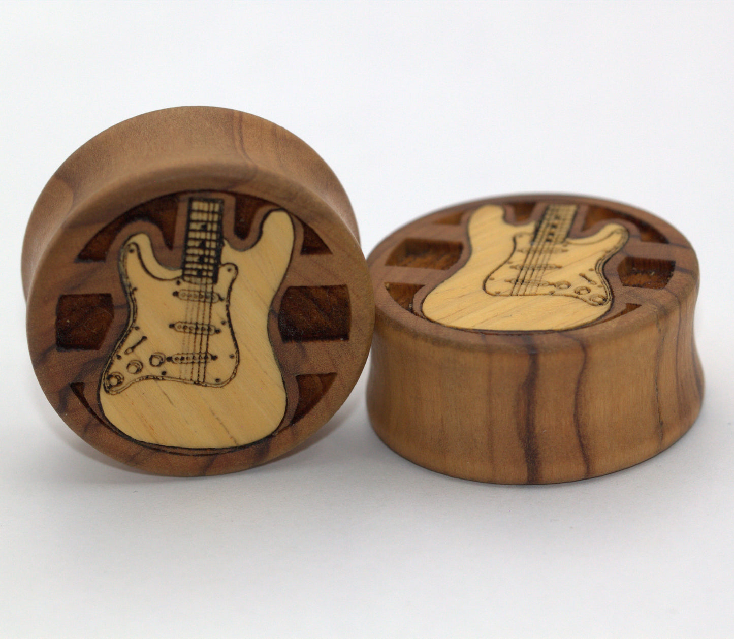 Double Flare Wood Laser Cut Plugs