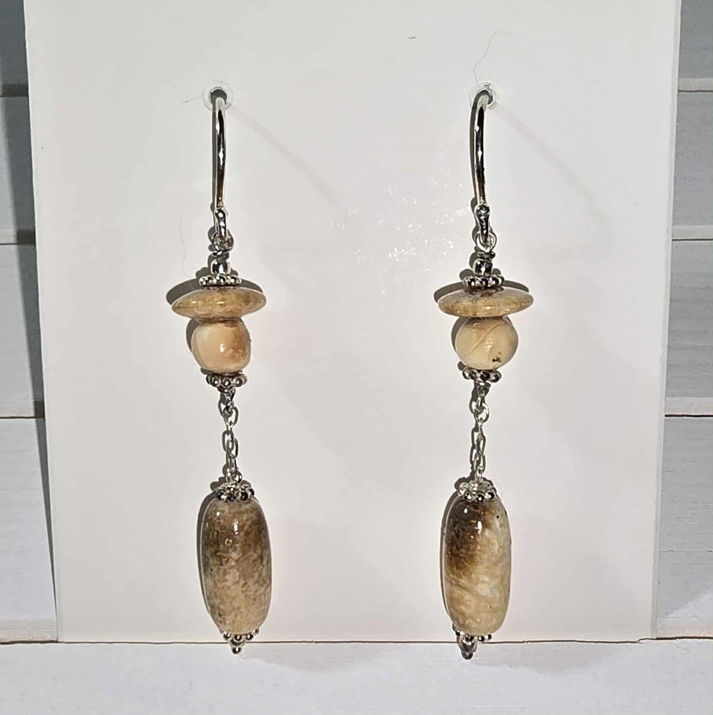 Silver Mary Earrings