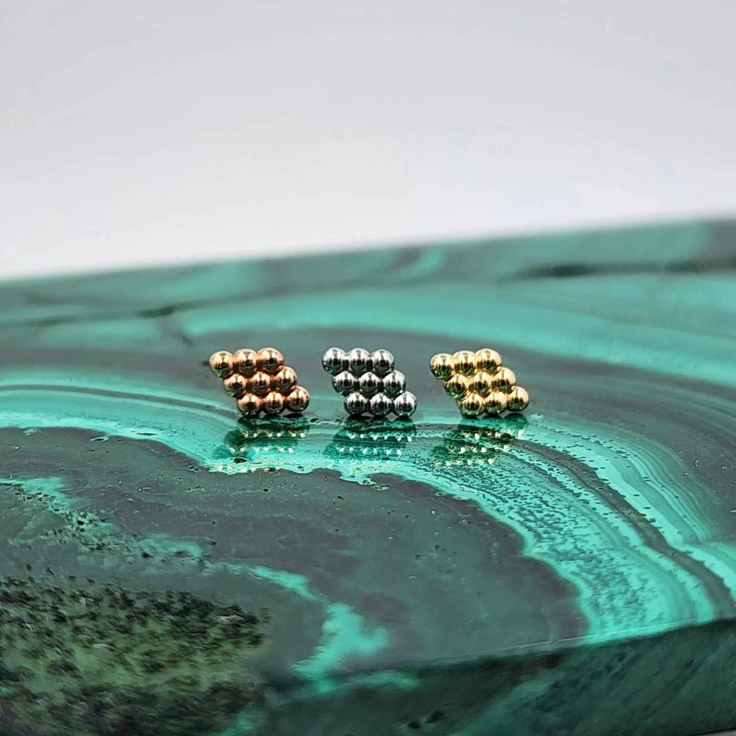 14K Gold Gita Threadless End