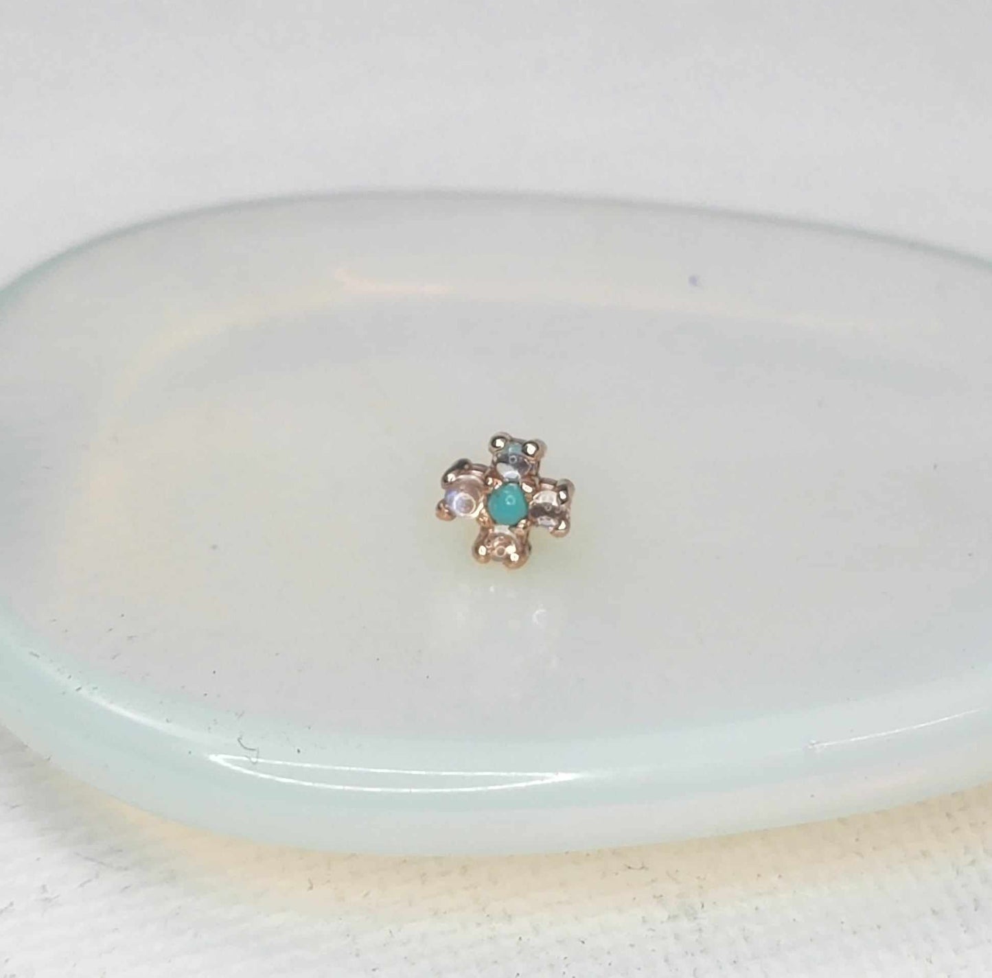 14K Gold Soul Threadless End