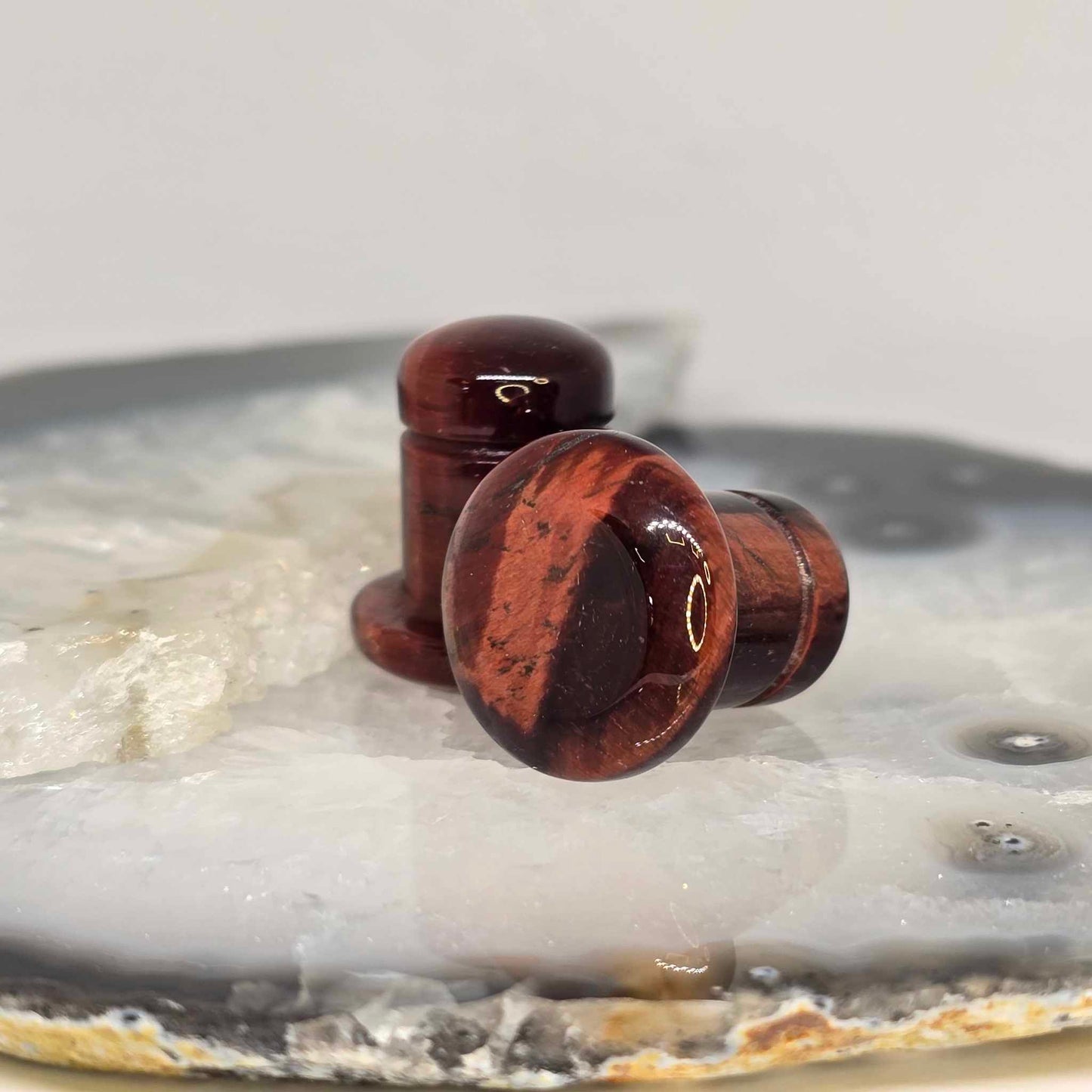 Single Flare Stone Plugs (Medium)