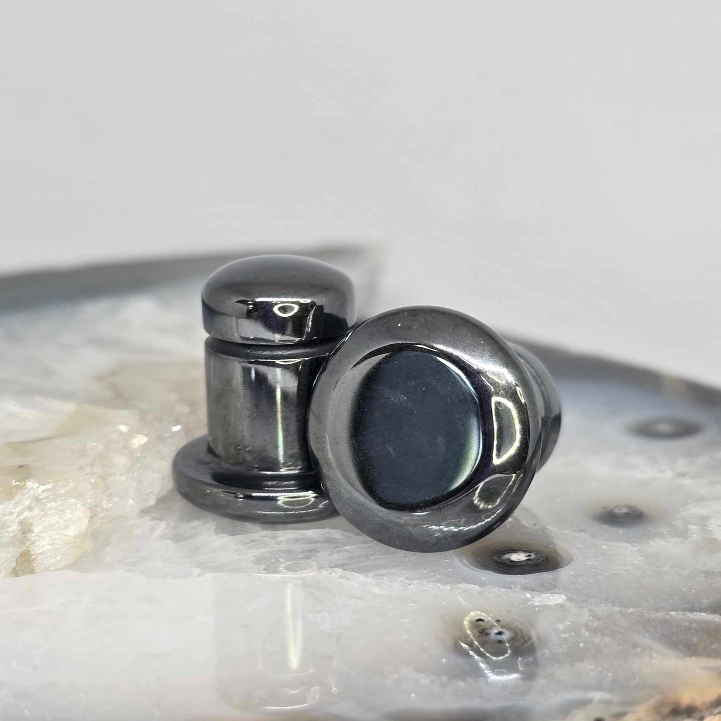 Single Flare Stone Plugs (Medium)