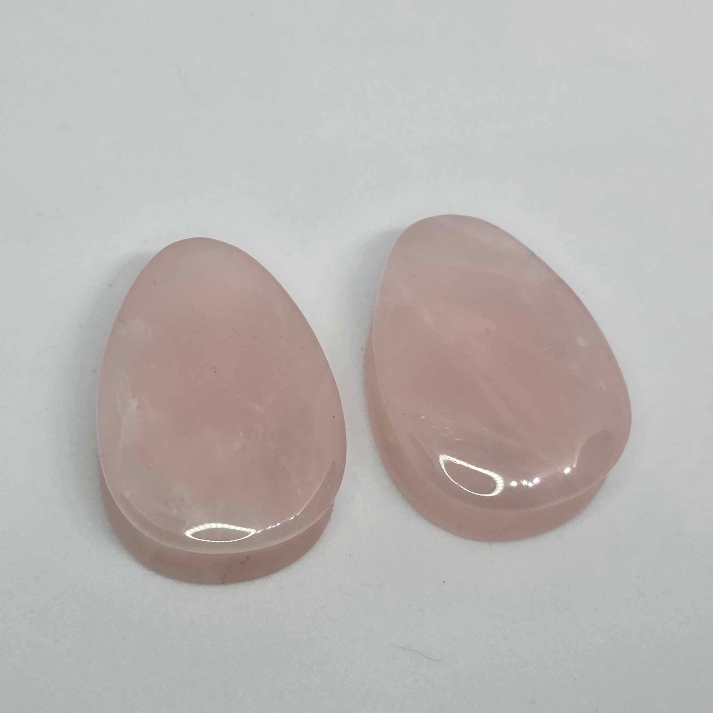 Double Flare Stone Teardrop Plugs (Pair)
