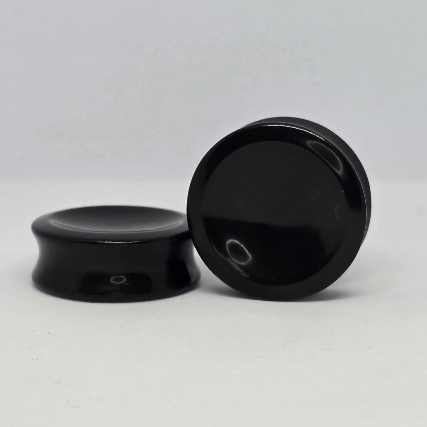 Double Flare Concave Stone Plugs (Pairs)