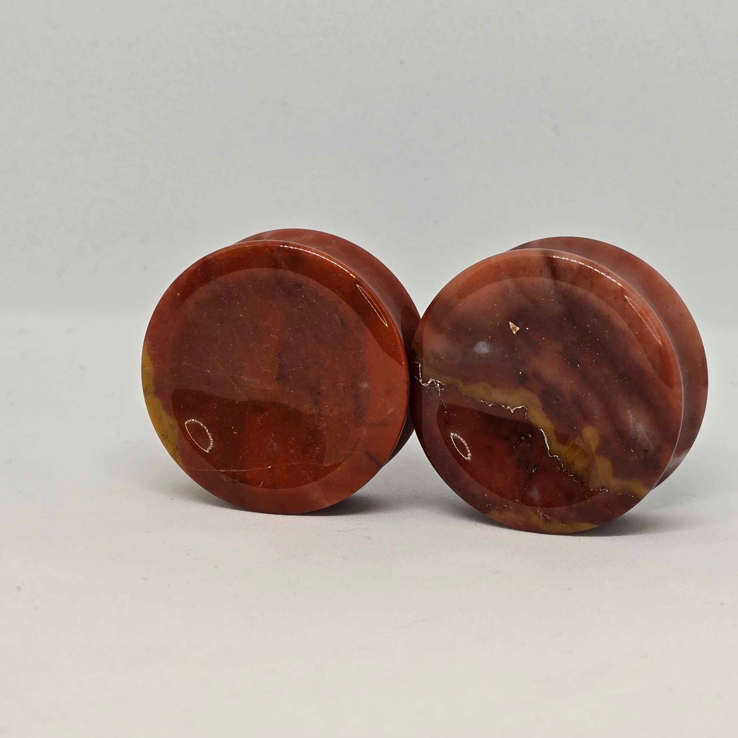 Double Flare Concave Stone Plugs (Pairs)