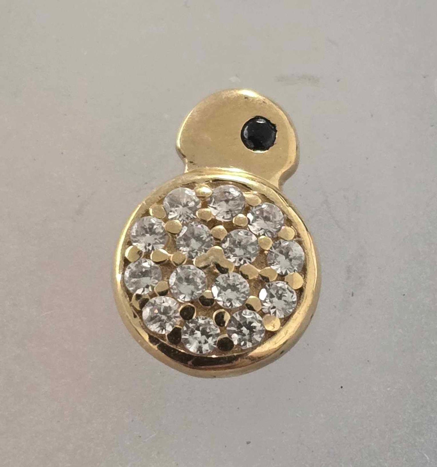 14K Gold Threadless Invictus Ends