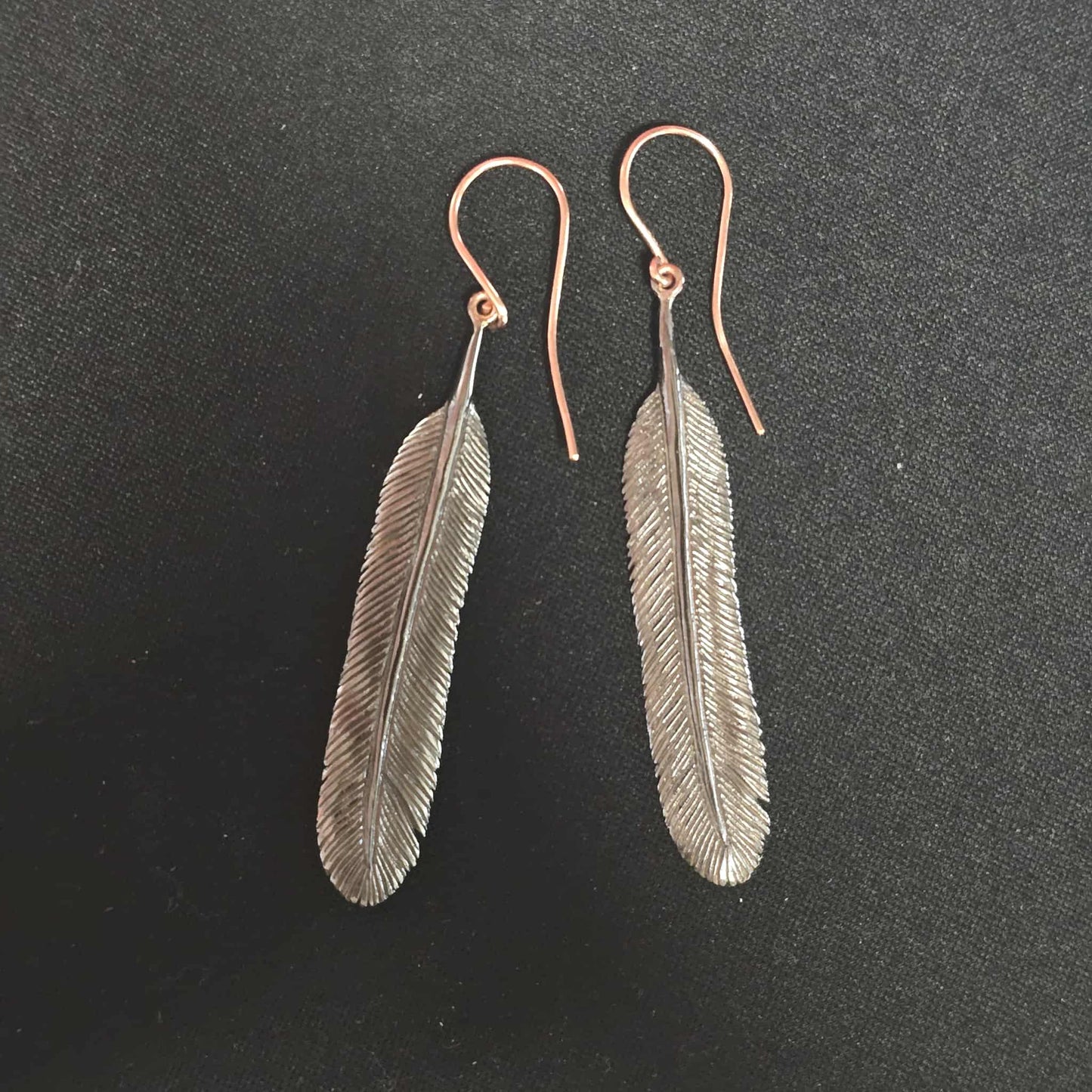 Thin Feather Earrings
