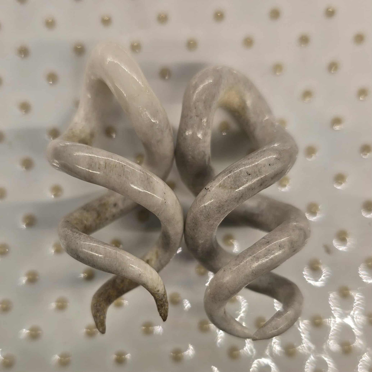Cow Bone Drop Spirals