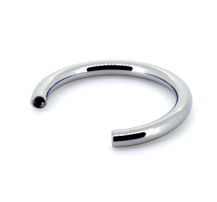 Industrial Strength Threaded Titanium Circular Barbell (NO ENDS)
