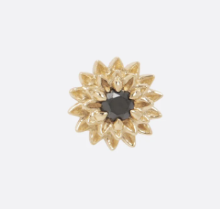 14k Gold Dahlia Threadless End