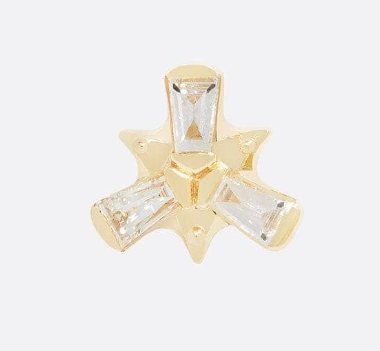14k Gold Trillium Threadless End