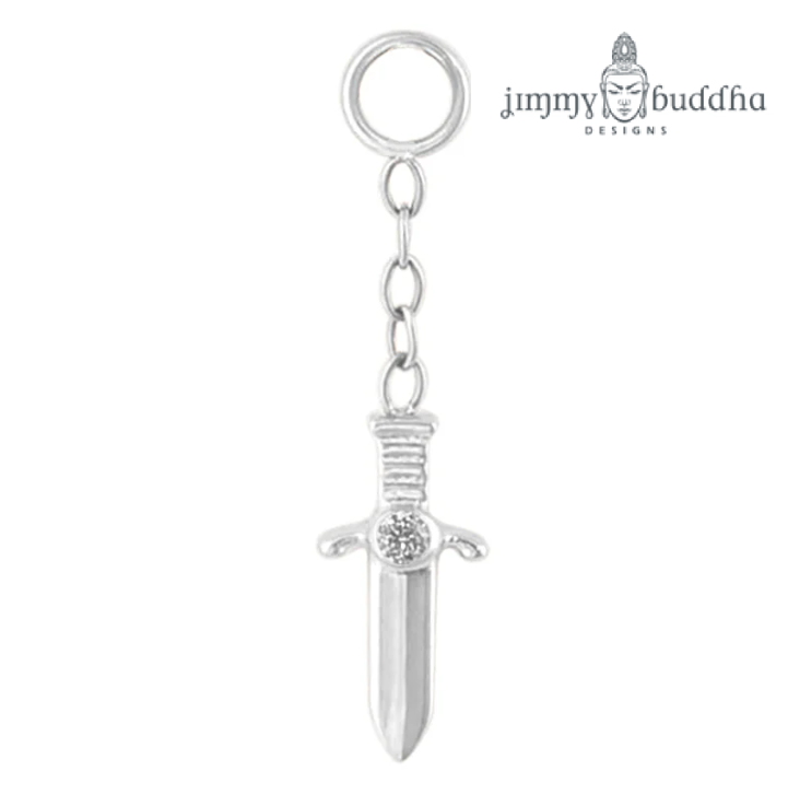 Titanium Dagger Charm