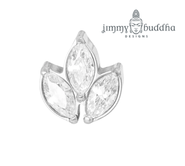 Titanium Leafy Threadless End