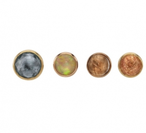 14k Gold Threadless Round Cup Setting (Bezel)