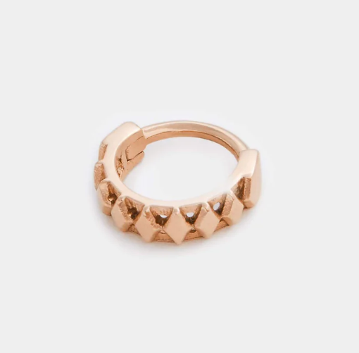 18k Gold Plated Carbonado Clicker