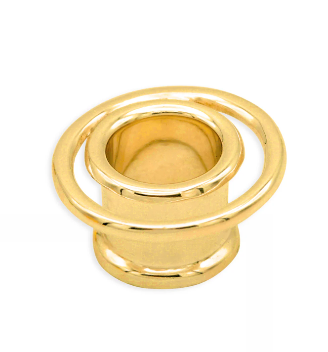 14k Gold Plated Ellipse Eyelets