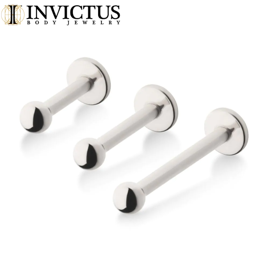 Titanium Internally Threaded Labret Stud