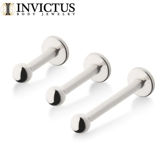Titanium Internally Threaded Labret Stud