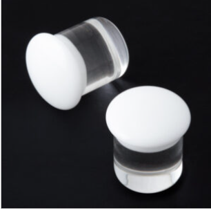 XX-Large Color Front Single Flare Glass Plugs (single)