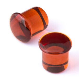 Simple Single Flare Glass Plugs (single)