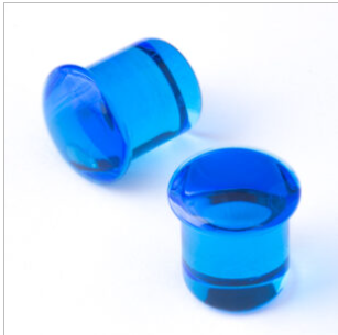 Simple Single Flare Glass Plugs (single)