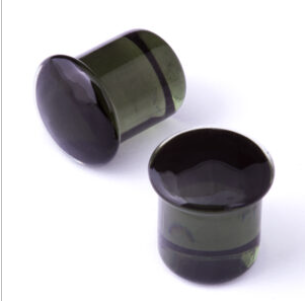 Simple Single Flare Glass Plugs (single)