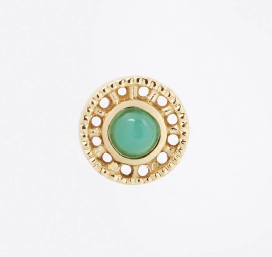 14k Gold Omega 12 Threadless End