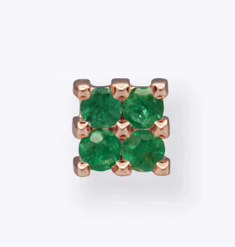 14k Gold Argo Threadless End