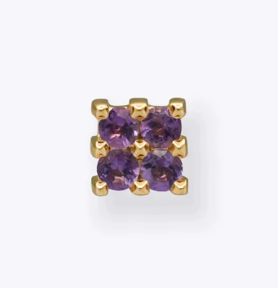 14k Gold Argo Threadless End