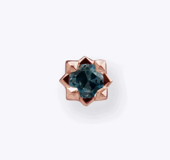 14k Gold Stella Threadless End