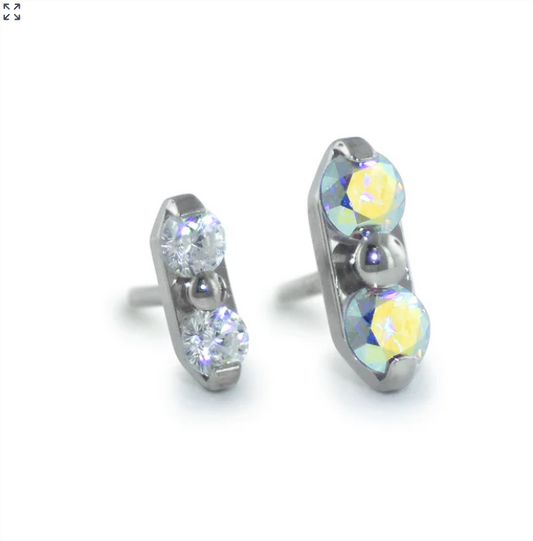 Threadless Titanium Duet Gem