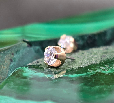 14k Gold Aro Threadless End