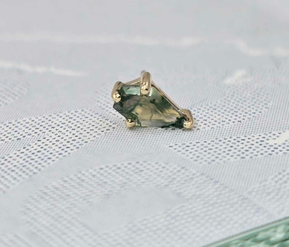 14k Gold Crypt Threadless End