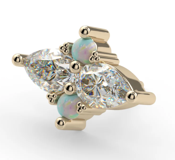 14k Gold Satori Threadless End