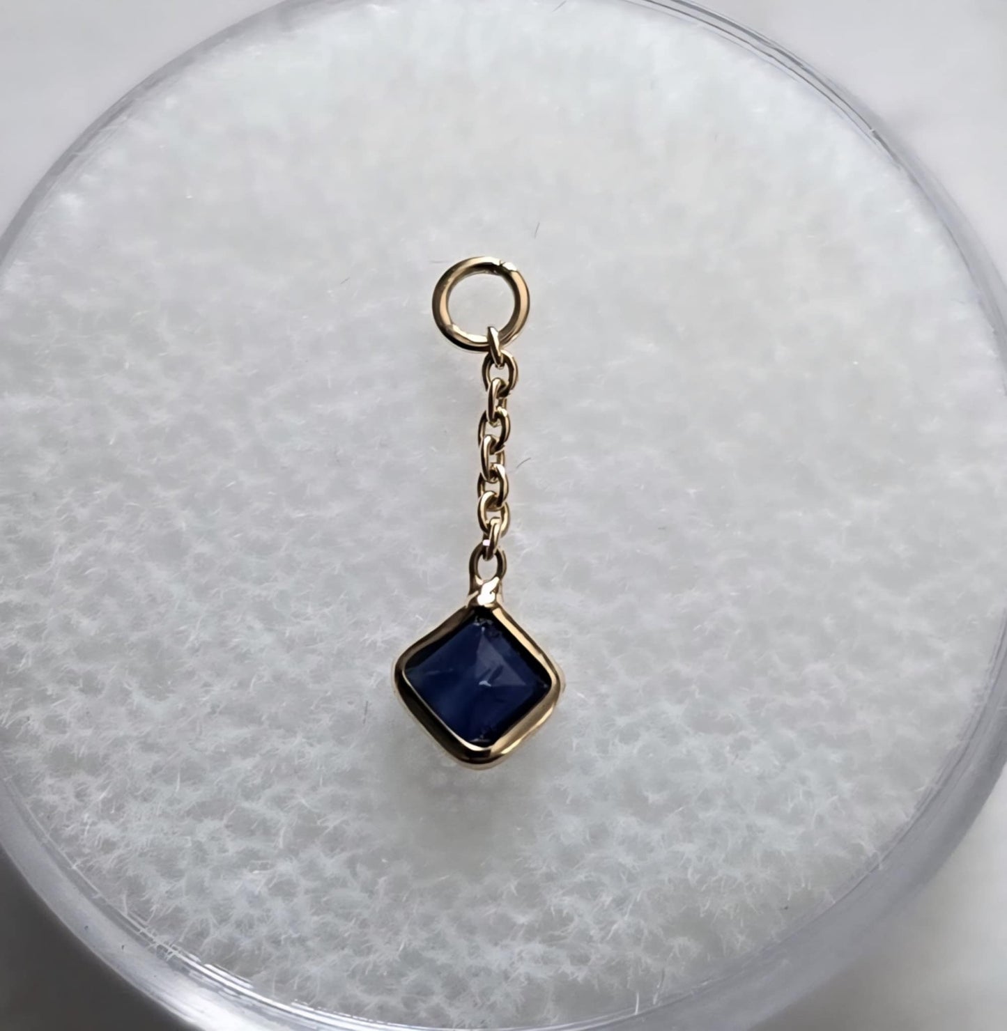 14k Gold Solid Gold Charm
