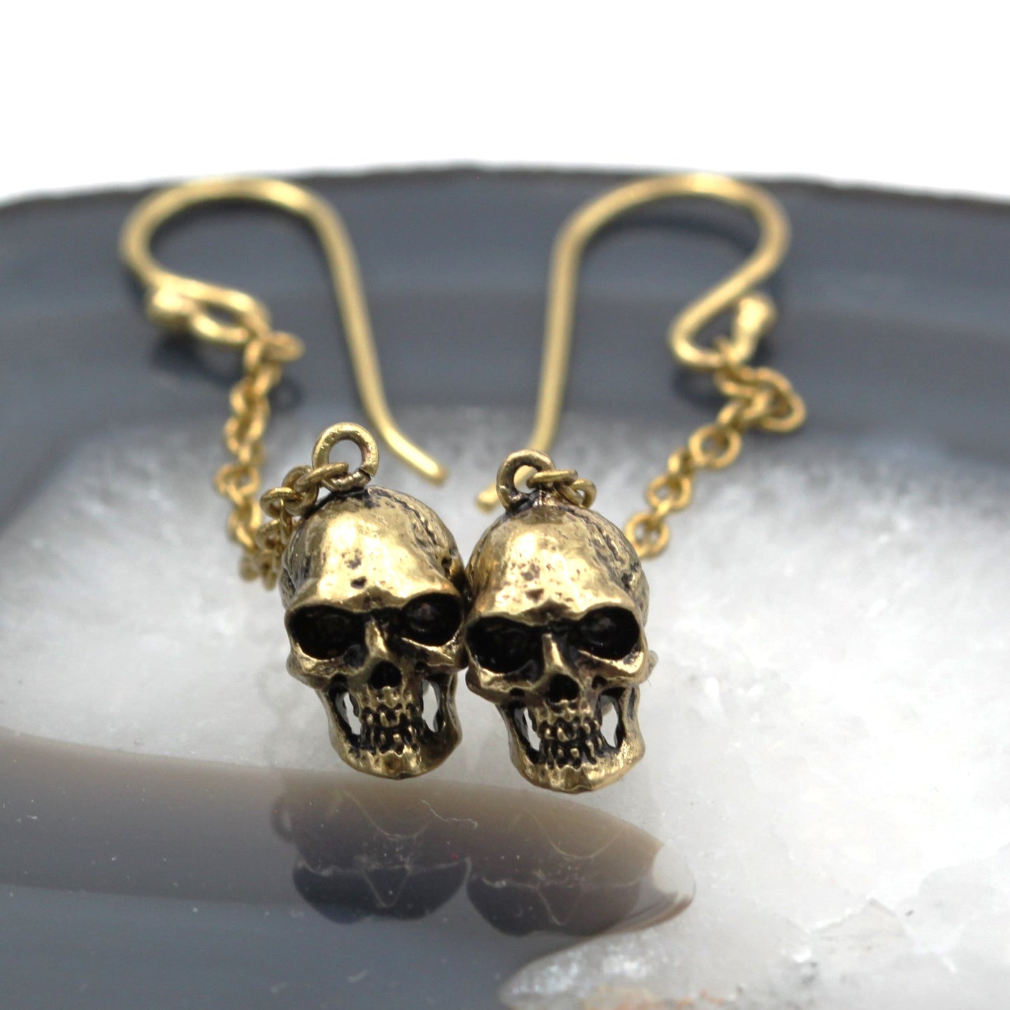Single Skull Earrings