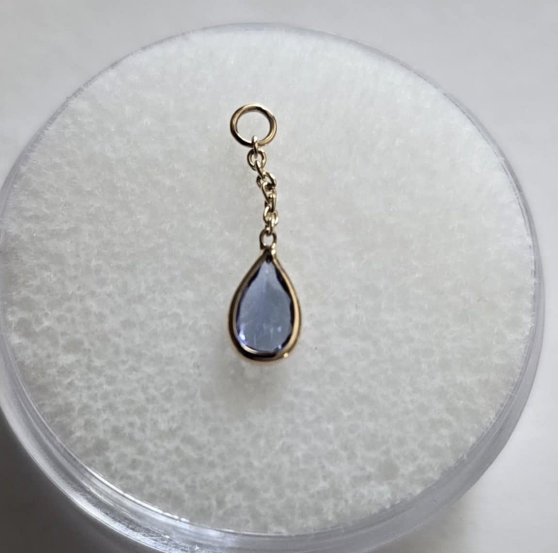 14k Gold Solid Gold Charm