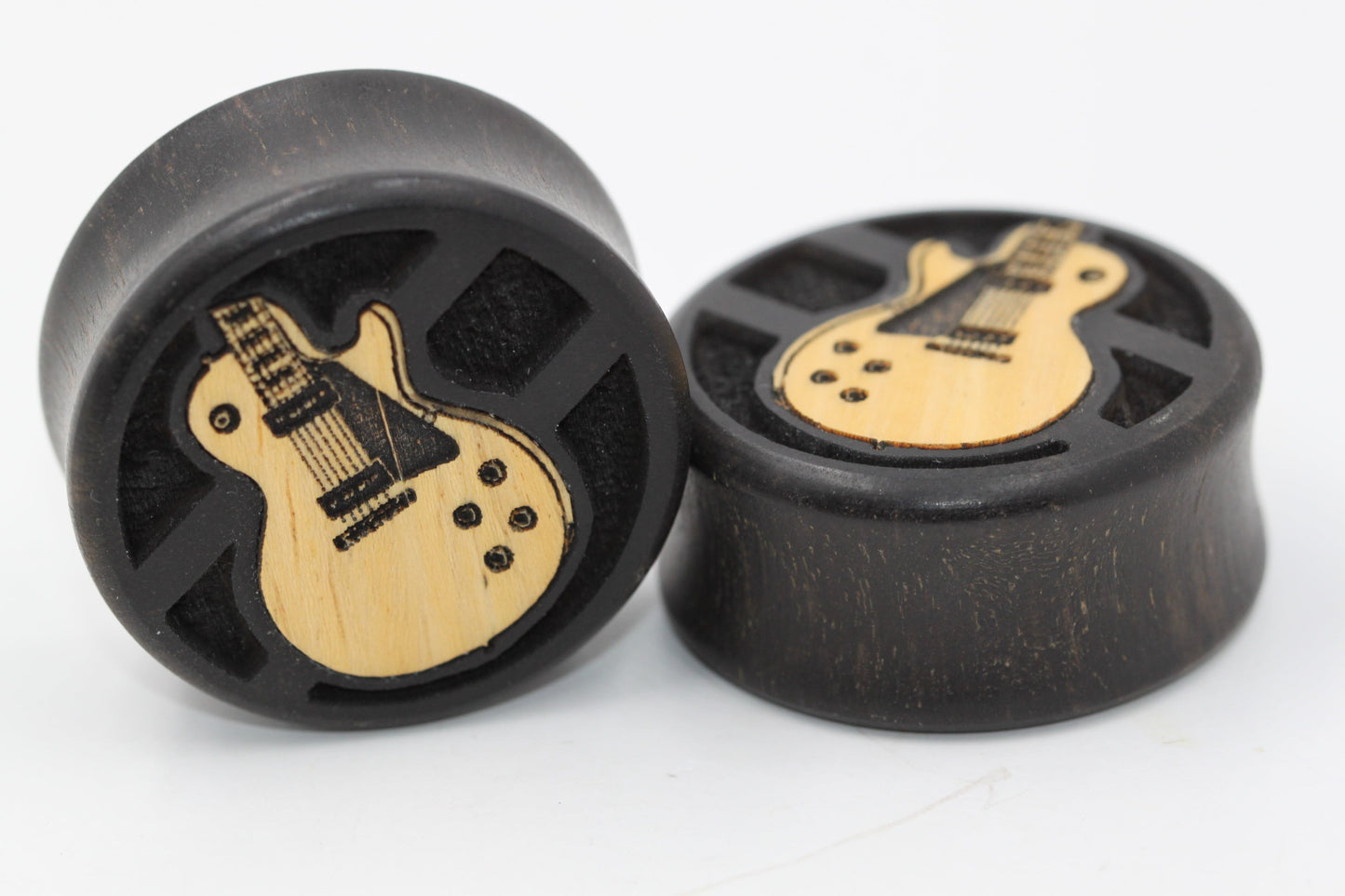 Double Flare Wood Laser Cut Plugs