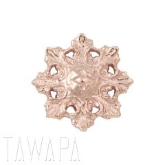 14k Gold Ice Crystal Pin