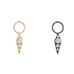 14k Gold Blade Charm