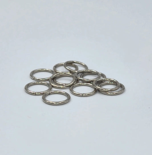 14k White Gold Seam Ring