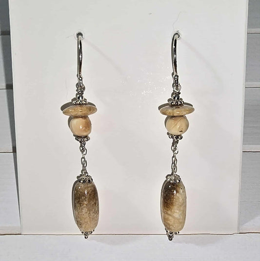 Silver Mary Earrings