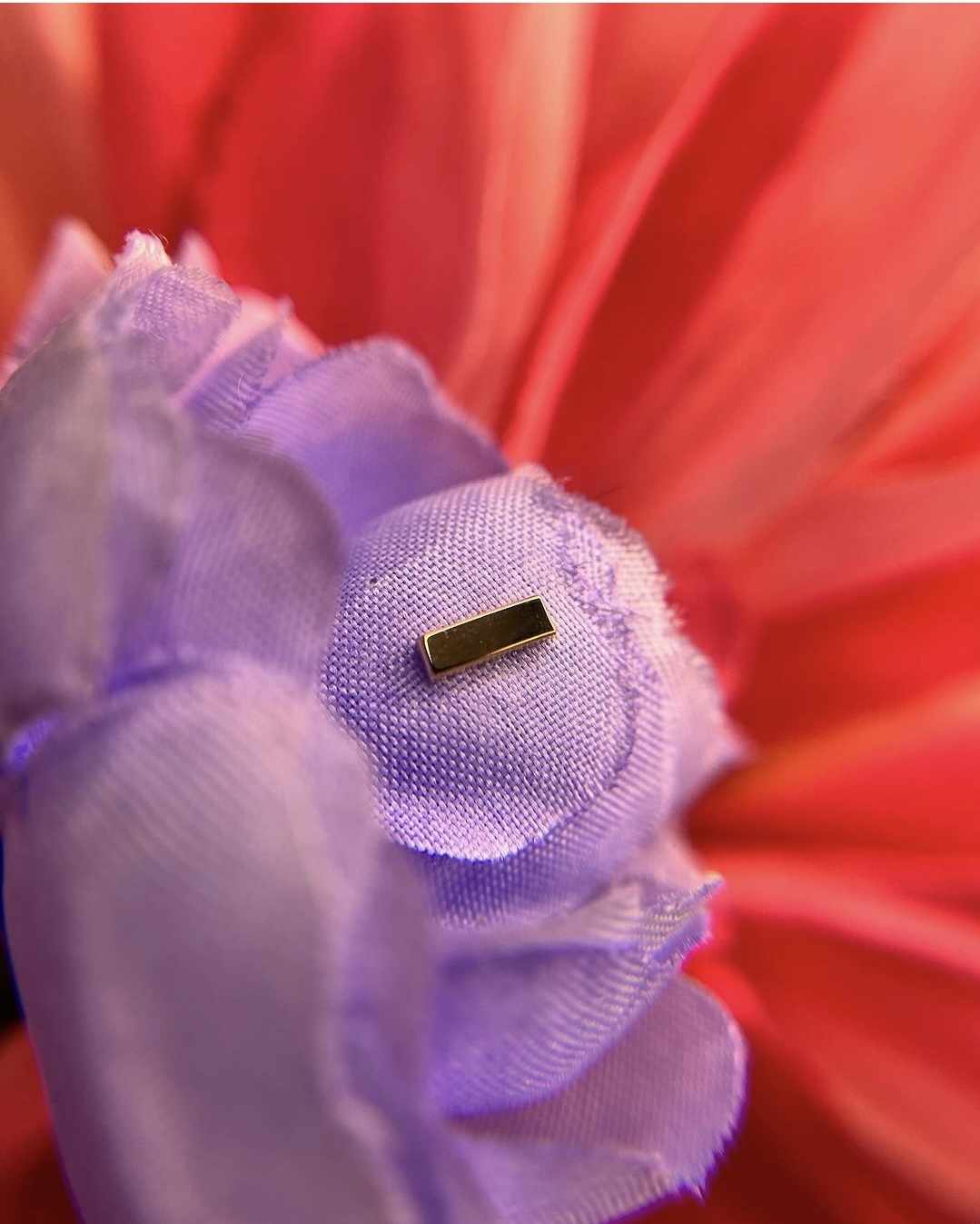 14k Gold Bar Threadless End