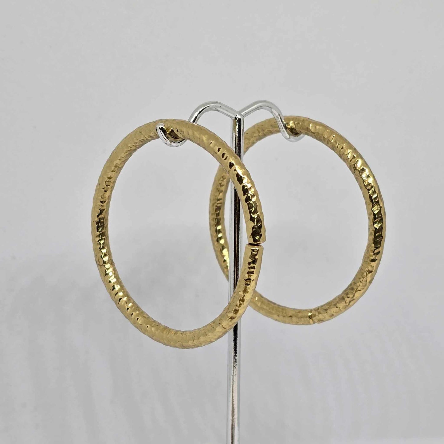 Hammered Selena Hoops