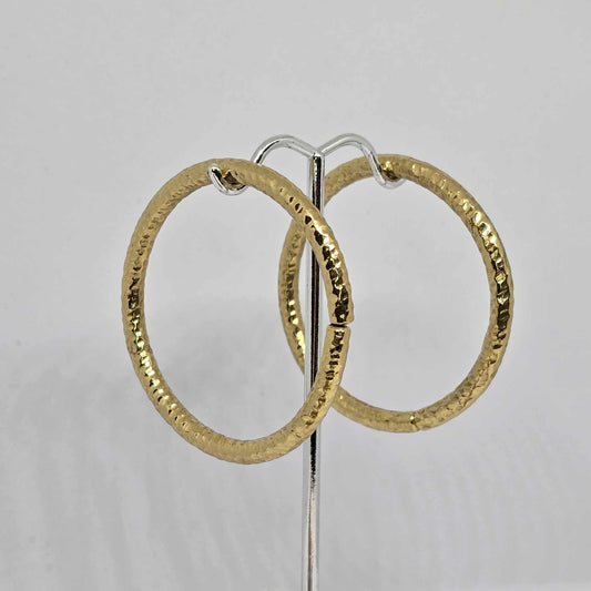 Hammered Selena Hoops