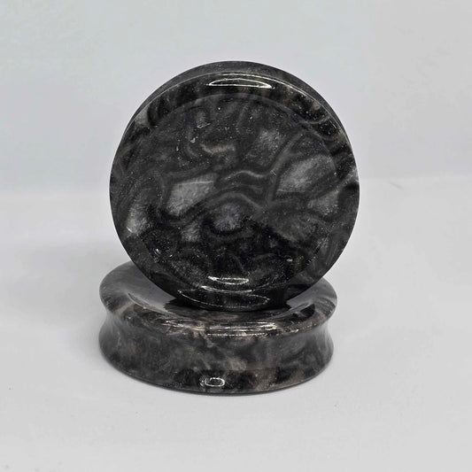Double Flare Concave Stone Plugs (Pairs)