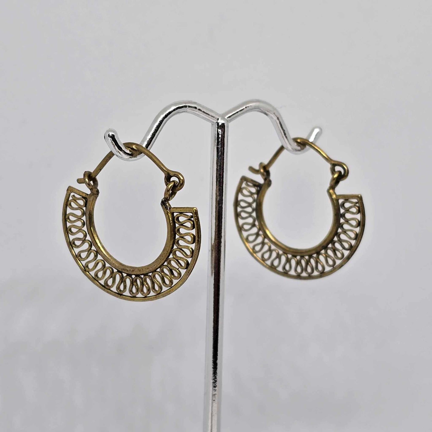 Antique Squiggle Earrings
